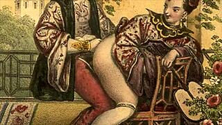 Detailed Vintage Cartoon Illustration From Antique Retro Era