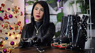 Leather Gloves Dominate in Fetish ASMR