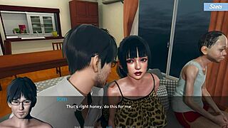 Pretty woman with big tits and ass engages in detailed blowjob and pussy play scene