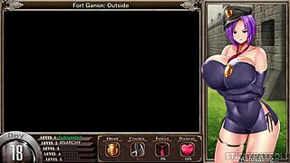 i watched karryn's prison guard take bbc and get pounded hard in hentai game part 3