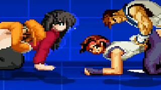 Yuri and Rin Star in Wild Hentai Anime Game with Intense Action. Dive into Their Crazy Adventure Now!