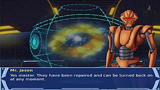 Star Wars Cosplay: Orange Trainer Bangs Hot Alien Sith Girls in Intense Group Action