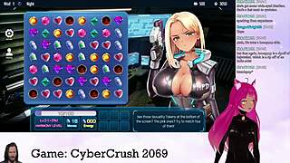 vtuber lewdneko plays cybercrush lewdly