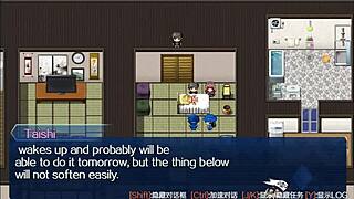 Caring For An Old Man In A Small Village