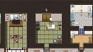 Caring For An Old Man In A Small Village