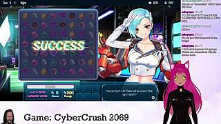 vtuber lewdneko plays cybercrush lewdly
