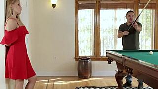 Blonde glam teen 18+ passionately craves big cock oral leading to creampie in hardcore scene