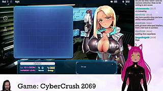 vtuber lewdneko plays cybercrush lewdly
