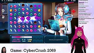 vtuber lewdneko plays cybercrush lewdly