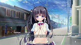 hey, check loca love jinja x senpai scene