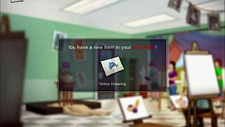 summertime saga chapter 195 featuring anime characters