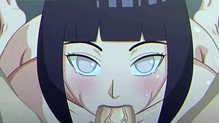 i love hinata's blowjob scene