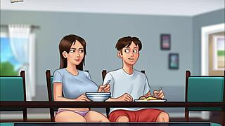 summertime saga chapter 195 featuring anime characters