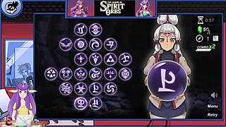 blonde bodybuilder paya squirts during muscular sex in game