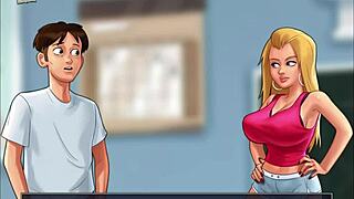 summertime saga chapter 195 featuring anime characters