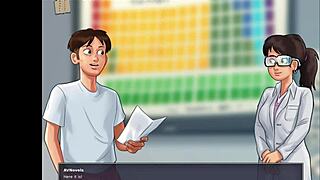 summertime saga chapter 195 featuring anime characters