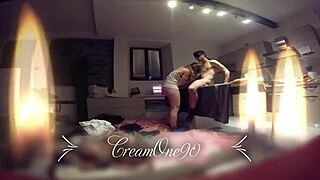 Blowing Slowly Till He Cums Inside Her Mouth