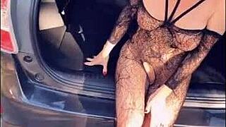 Flashing naughty snaps during sex challenge