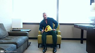 Black cock stretches Adrian's ass wide open in the shower! 🍆💦