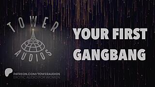 Your first gangbang erotic audio dirty talk for women audioporn