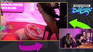 at the party, she dominated her friend with pussy licking in sexy lingerie