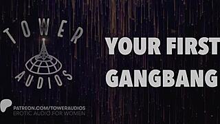 Your first gangbang erotic audio dirty talk for women audioporn