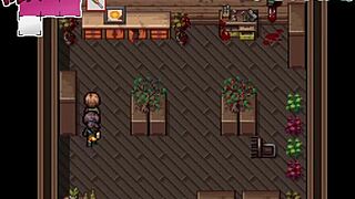 Watching Porno With Busty Woman In Hentai Game