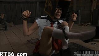 rough fucking with tight pussy and bondage sucking