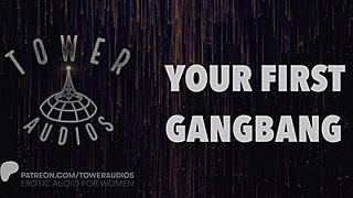 Your first gangbang erotic audio dirty talk for women audioporn