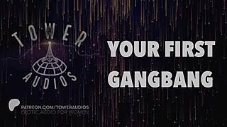 Tvůj první gangbang erotické audio špinavé řeči pro ženy