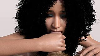 Nick Blowjob Big Dick With Ebony Interracial Massage And Monster Cock Handjob