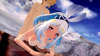 Sunshine Mualani in Genshin Impact Hentai Scene