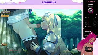 vtuber lewdneko gets naughty in evenicle 18