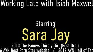 Big Titty Milf Sara Jay Works On Isiah Maxwells Thick Cock