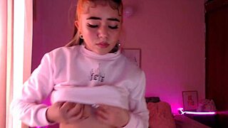 Damn! Cute egirl drools and spits on cock in ahegao blowjob