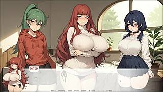 spirit harem hentai ep 1 babe squeezes master’s cum with huge breasts