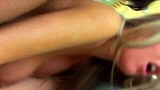 Jessica Moore prepares the day with big tits and blowjob