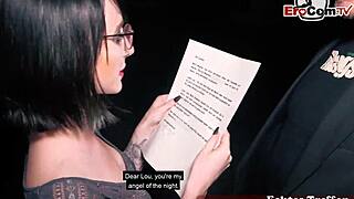 Deutsche 18-Jahrige Studentin Mit Brille Wird Online Abgeschleppt Fur Facial Fuck