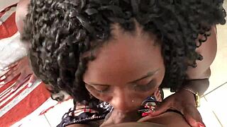 Latina teen with big tits and ass enjoys big cock in pov interracial encounter