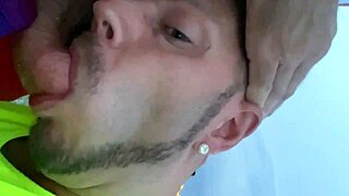 Intense Public Gay Beach Blowjob