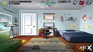 Summertimesaga featuring interaction with a chubby girl wearing headphones episode 4 95