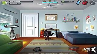 Summertimesaga featuring interaction with a chubby girl wearing headphones episode 4 95