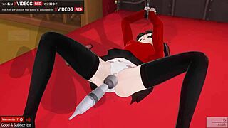 3D Hentai Rin Toyed to Squirting Climax