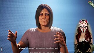 Milf sucks cock in stockings!