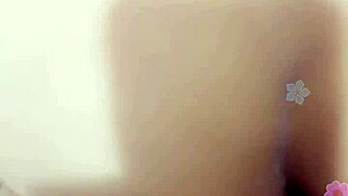 Husband and wife fucking each other on webcam