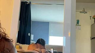 Green panties featured in this fashion video