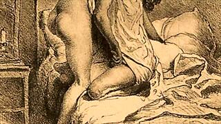 vintage erotic illustration from anime hentai