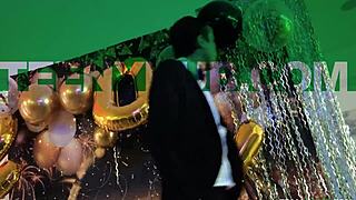 In this taboo reality scene, petite teens Riley Jean and Scarlett Alexis explore with Ricky Spanish and Jimmy Collins