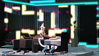 i can't believe yuuka-san is riding me so hard with her big tits bouncing in this 3d hentai anime