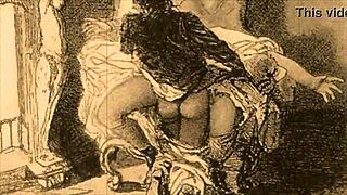 vintage erotic illustration from anime hentai